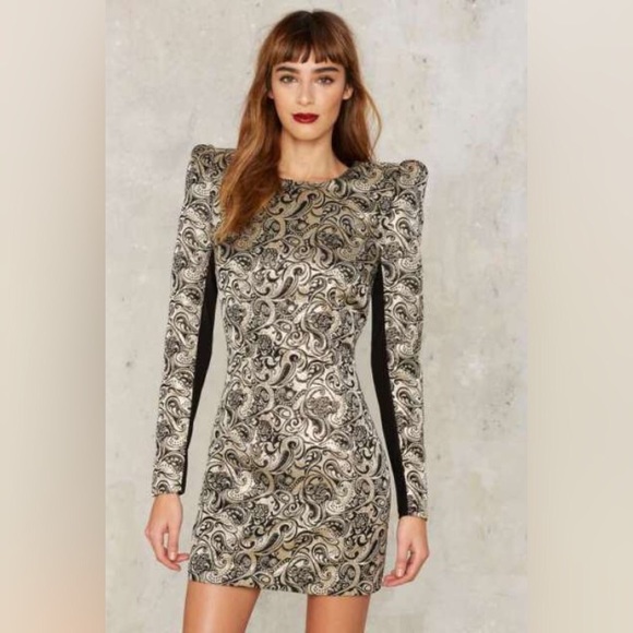 Nasty Gal Dresses & Skirts - NWT Nasty Gal Constantine Jacquard Mini Dress